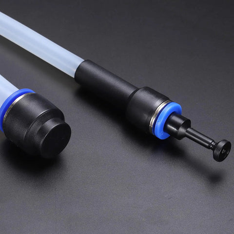 Close-up of 25 Pack Half Inch Tube OD Push To Connect Fittings Plug Cap Style Pneumatic Blanking Plugs for 12mm air lines
