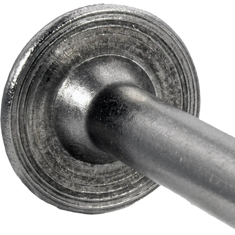 Close-up of truss washer head on 3 Inch Lag Screws No 15 Gauge Stainless Steel 300 Series Torx Drive Heavy Duty Tough As Nails