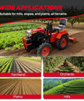 15HP Mini Tractor With Dual Electric And Manual Start For All Weather Reliability in farmland and orchard settings