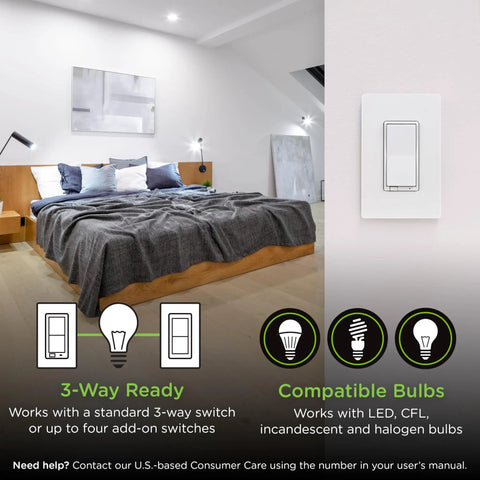 Long Range Z Wave On Off Paddle Switch With Quick Fit Wiring Direct 3 Way Installation No Add On Switch Needed wall installation