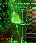 Smart Christmas Lights 196ft 600 LED WiFi Color Changing String Lights app controlled RGB decor indoors scene