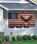 3 Ply 250th Anniversary USA Flag 3x5 Double Sided Outdoor Patriot Flag For 4th Of July We The People 1776 Decor Durable Polyester