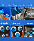3/4 Inch Bulkhead Fitting for Tanks and Hoses leak-proof TPV adapter shown in aquaculture and hydroponics installations.