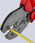 Five Position Non Insulated Wire Crimping Pliers For DIN 46267 Connectors, 1.5 To 4 Mm2 Capacity, crimping yellow wire