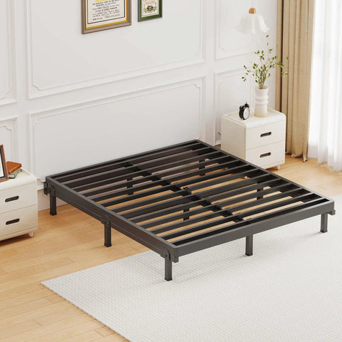 Straight Up Heavy Duty Queen Bunkie Board Delivers Rock Solid Metal Support With Smooth Rounded Edges for easy mattress setup.