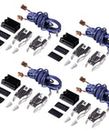 Range Surface Burner Terminal Block Kit 4 Pack For GE Kenmore Hotpoint Ovens Stoves Replaces AP3203326 WB17K10003 Components