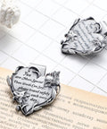 Heart Shaped Car Visor Clip Set With You Are More Special Than Words Can Say Please Travel Safely Each Day Message