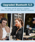 People using 64GB MP3 Player With Bluetooth 5.3, 30 Hours Playtime in various settings, wearing headphones, and next to speaker