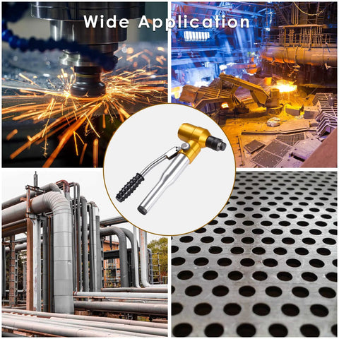 6 Dies 6 Ton Hydraulic Knockout Punch Kit With Hand Pump, Metal Hole Tool Set for Electrical Panels and Metal Fabrication