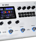 MK-300 Guitar And Bass Amp Modeler With 320 Plus Effects 160 Presets Looper Drum Machine USB And Bluetooth in silver metallic case
