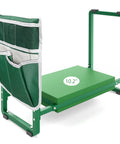 Heavy Duty Garden Kneeler And Seat With Extra Wide 10.2 Inch EVA Cushion, Durable Multifunctional Kneeler Bench For Gardening, Green