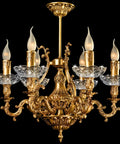 Six Pack 4 Inch Crystal Chandelier Bobeche Cups With Four Side Holes Replacement Parts For Crystal Chandeliers Home Decor Wedding Party Decor Elegant Sparkle Clear