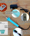 Electric Foam Cutting Tool Pen 10cm Hot Wire Cutter For Foam Craft And DIY Projects with accessories and manual