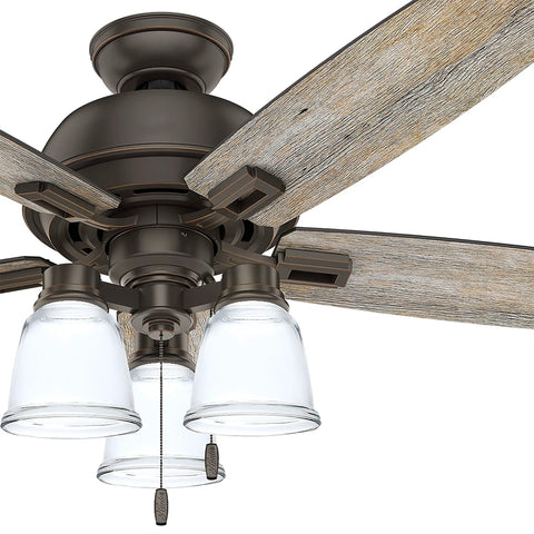 Clear Ceiling Fan Glass Shade Replacement Bell Shape Two And One Eighth Inch Fitter Four And Five Eighths Inch Diameter