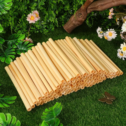 Mason Bee Tubes 300 Pack 6 Inch Pollinator Tubes For Beekeeping Outdoor Nesting Tubes Replacement Reed Habitat, garden view