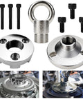Three Pack Universal Lifting Ring Eye Bolts For Outboard Motors MT0022 Compatible With Yamaha V8 V6 Lifting Adapters MT0025 And Mercury Verado MT0024 OEM Equivalent Quality Beefy Heavy Duty Marine Lifting Eyebolts, stainless steel
