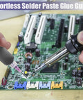 Effortless Solder Flux Gun For Precision Paste Dispensing used on PCB for electronics soldering with smooth control