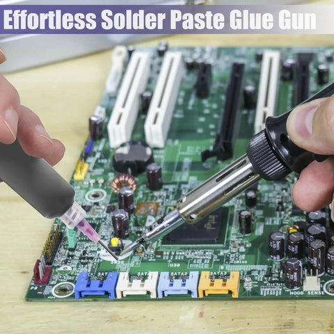 Effortless Solder Flux Gun For Precision Paste Dispensing used on PCB for electronics soldering with smooth control