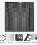 Steel Honeycomb Laser Bed 300x300mm 12x12in With Magnet Hold-Down For Laser Engraver And Cutter Built To Last 325x325x12mm Frame