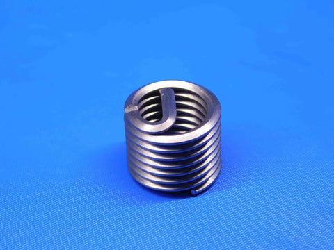 Single insert from Forty Five Piece Set Of One Half Inch By Thirteen Threads Per Inch And Three Quarter Inch Inconel Helical Screw Thread Inserts.