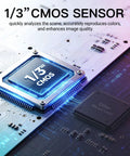 1/3" CMOS sensor on a computer circuit board for Fresh 1080P Full HD Webcam For Pc With Built In Mic And Privacy Slide Cover.