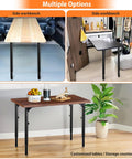 Heavy Duty Folding Adjustable Table Legs 4 Pack Steel Powder Coated RV Camper Support Frame used as versatile workbenches