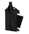 Berkeley Field Bag Water Repellent Finish Vintage Style Travel Essential Sling with tablet in side pocket and adjustable strap