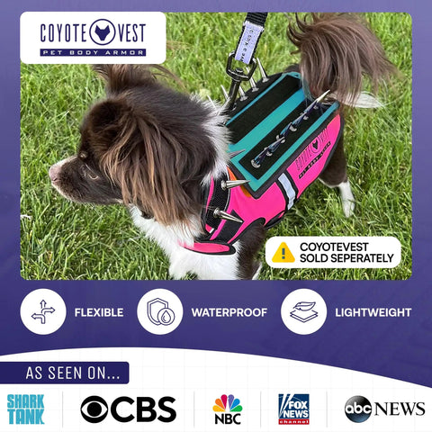 Protective Pup Pad For CoyoteVest Or SpikeVest Harness Add On Stab Resistant Shield To Guard Your Pup From Birds Of Prey