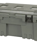 108 Quart Wheeled Storage Trunk With Lockable Latches For Gear Weather Resistant And Airline Approved in Hunter Green