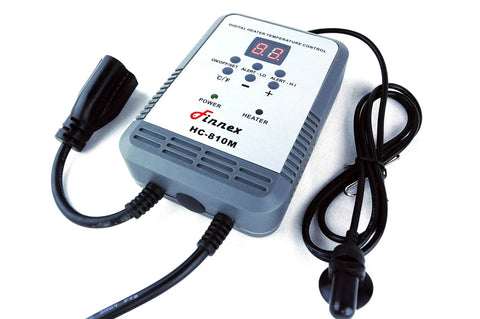 Digital Aquarium Heater Controller With Dual Relays Precise Temp Readout High Low Alarm Memory Retention And 800W Capacity Plug