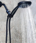 6 Function High Pressure Handheld Shower Kit With Hose And Mount Easy Install Boost Low Water Pressure For Baths In Oil Rubbed Bronze Finish