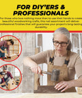 Woman using hammer with All Purpose Nail Set Bundle For DIYers Includes Finish Nails, Common Nails, Brad Nails, Wire Nails, And Picture Hanging Nails A Complete Woodworking Fasteners Kit For Home Improvement Projects And A Pro Finish.
