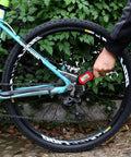 Person using Digital Torque Wrench 1/4 Drive With Buzzer And LED Calibrated No Nonsense Precision 0.22 To 7.37 Ft Lbs 0.3 To 10 Nm on bike