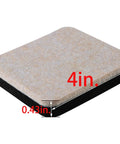 4 Inch Square Felt Sliders For Hard Floors, Heavy Duty Reusable Furniture Movers, Close-up showing thickness and material