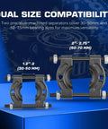 Two bearing separator jaws of 12 Piece Bearing Puller Set Workhorse Pro 5 Ton Capacity With 2 Inch And 3 Inch Bearing Separator Jaws