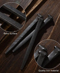 Six Inch Crucifix Iron Nails Set With Flat Head Tacks For Church Decor And Home Display Heavy Metal Sacred Ornaments 6 Pc Pack