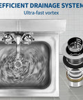 Stainless Steel Wall Mount Hand Sink 17x15 Inches With Strainer And Faucet, commercial grade NSF certified, drainage system