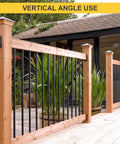 Railing Bracket Connectors For 2x4 Wood Posts Built Tough Nylon Construction 40 Piece Set With 240 Screws For Decks