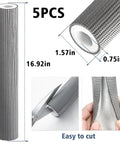 Five Pack Three Quarters Inch ID Foam Pipe Insulation Tubes Sixteen Point Nine Inch Length Grey All Weather Pro Grade