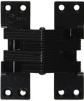Invisible 420 Fire Rated Steel Hinge For 2 Inch Metal Doors 180 Minute Fire Resistance Black E Coat Exterior Finish Flush Fit Steel Pin Heavy Duty Durability US Made, black hinge