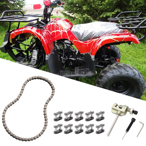 25H 62 Links Pro Grade Timing Chain Breaker Tool For 70cc 90cc 110cc 125cc Chinese ATVs Go Karts Dirt Bikes with chain and tools