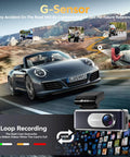 Front And Rear 4K Dash Cam For Cars With Dual Recording, Built-In 5G WiFi GPS, 64GB Card Included, 3.2 Inch IPS Screen displayed