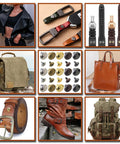 No Fuss 50 Set Chicago Screws And Leather Rivets Kit Featuring Assorted Zinc Alloy Metal Studs paired with tools for clothing and bags