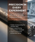 Close-up of graphite rod in All In One Electroplating Metal Electrodes Kit With Copper Anode Sheets Zinc Electrodes And Graphite Rod