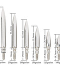 Screw In Archery Field Points Set Stainless Steel Target Tips 100 125 150 200 250 300 Grain with Rubber O Ring sizes