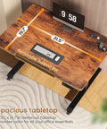 Top Tier Electric Standing Desk With Smooth Height Adjustments And Full 180 Degree Tilting Surface For Sketching Or Computer Sessions Built With Reliable Rolling Casters For Instant Relocation, featuring 31.5"x19.7" tabletop.