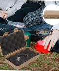 3-Piece Wear-Resistant Survival Box And Tool Case For Outdoor Adventures And Camping Essentials, Shockproof, Waterproof PP Build