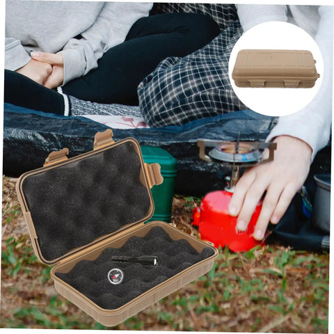 3-Piece Wear-Resistant Survival Box And Tool Case For Outdoor Adventures And Camping Essentials, Shockproof, Waterproof PP Build