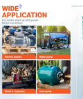 UL Certified 340-408uF Round Start Capacitor 220-250V AC 50 60 Hz Plug In Replacement application for motors and pumps