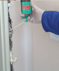 Applying Gap Filler Expanding Foam Sealant 2 Pack 12 Oz Each Can DIY Friendly Spray Polyurethane Insulation for Windows and Doors